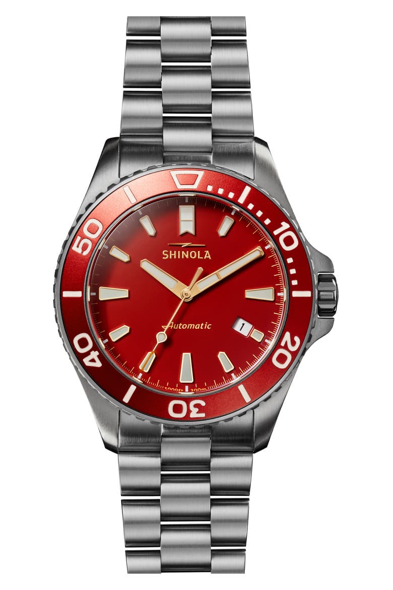 Monster Bracelet Watch, 43mm, Main, color, CARDINAL