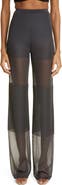 LAPOINTE Paneled Sheer Mesh Pants