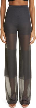 LAPOINTE Paneled Sheer Mesh Pants