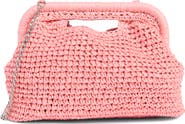 Collection XIIX Straw Frame Clutch with Handle
