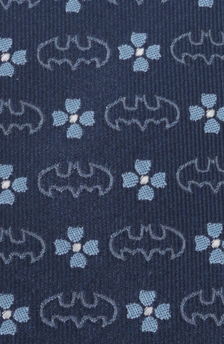 Cufflinks, Inc. Batmen Floral Neat Silk Tie, Alternate, color,
