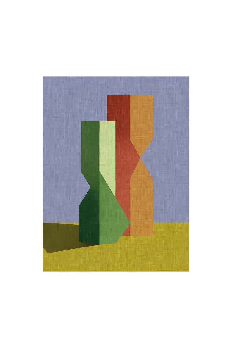 Form and Structure No. 03 Geometric Abstract Art Print, Main, color, Unframed - 30x40