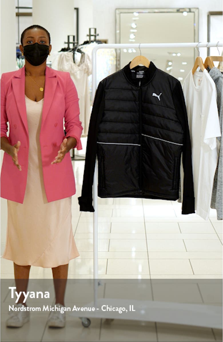 Elevated Padded Reflective Running Jacket, sales video thumbnail