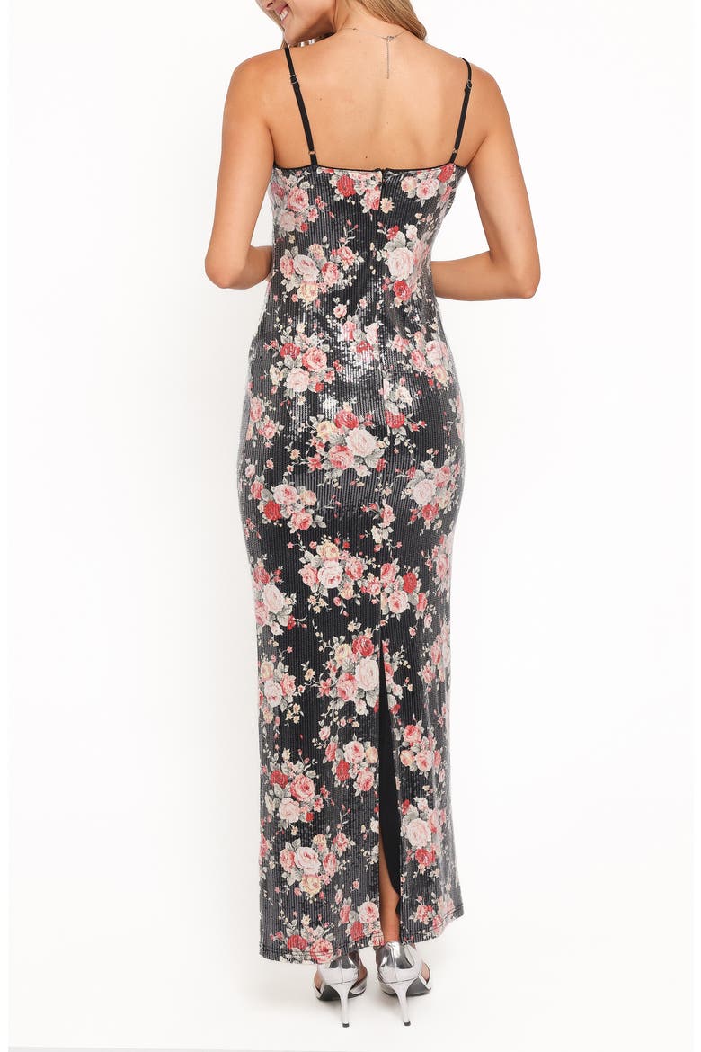 Everlee Floral Sequin Maxi Dress, Alternate, color, FLORAL SEQUIN