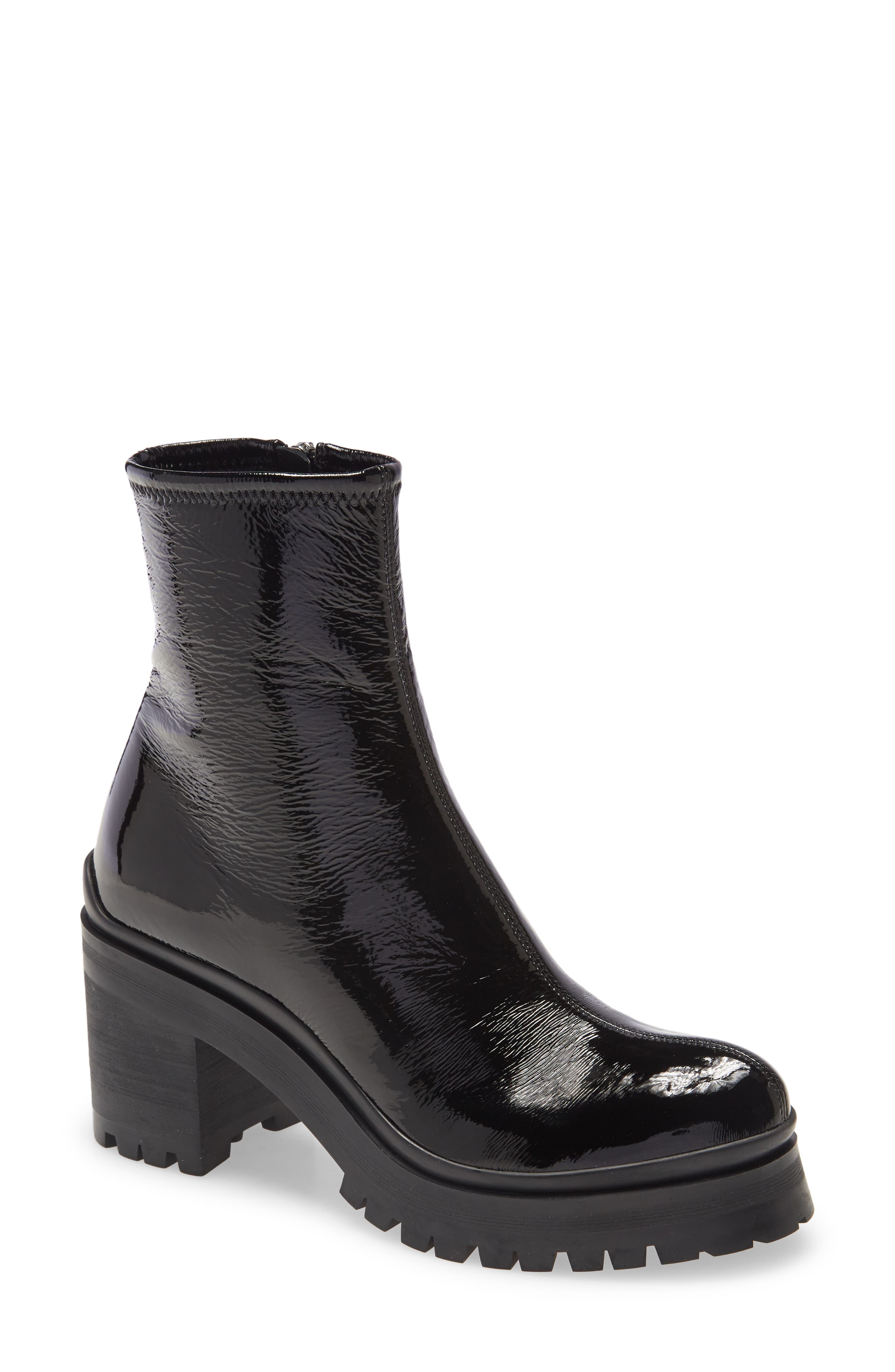 Miu Miu Round Toe Bootie, Main, color, 