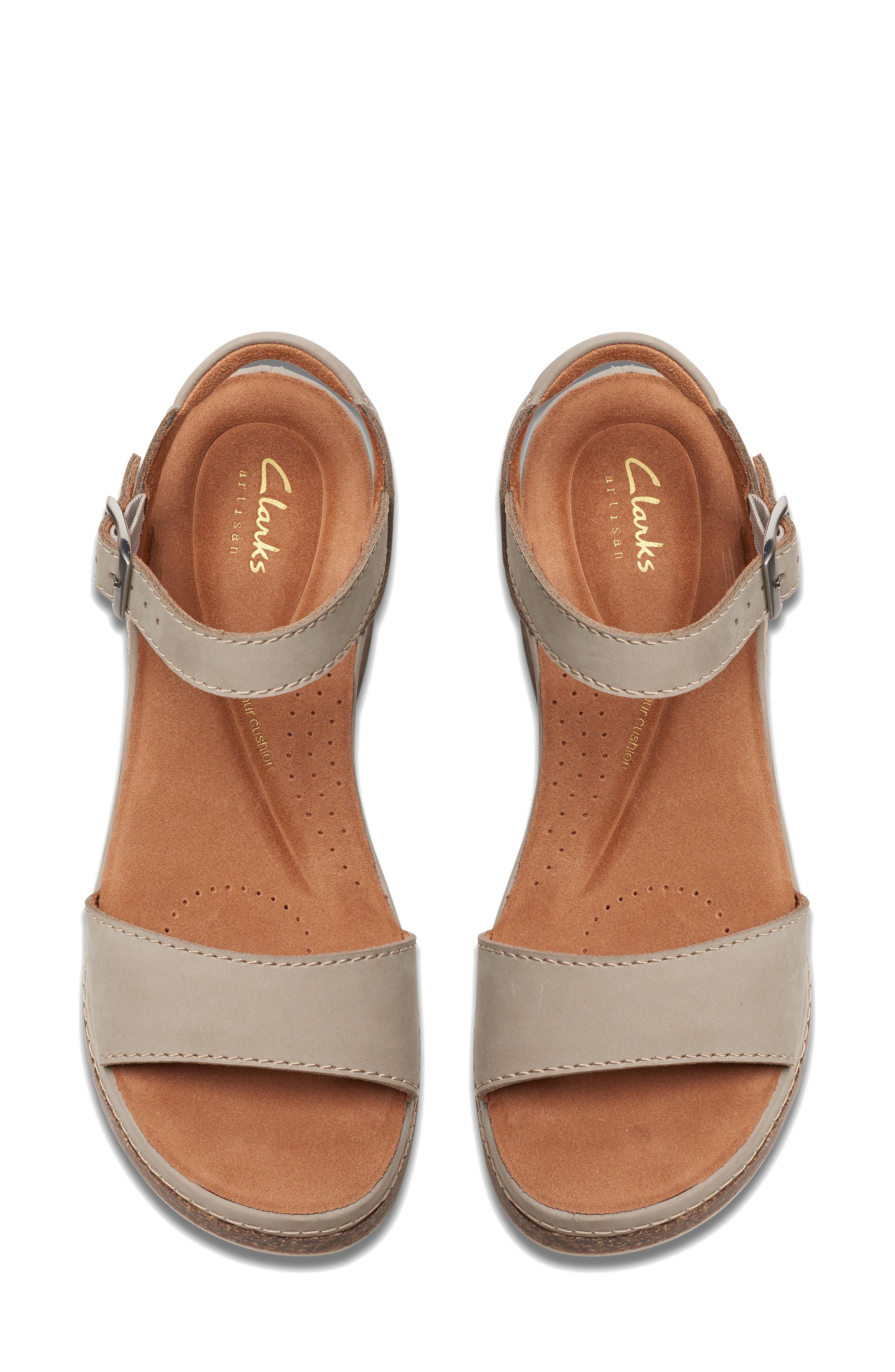 Clarks<sup>®</sup> Kassanda Lily Wedge Sandal, Alternate, color, 