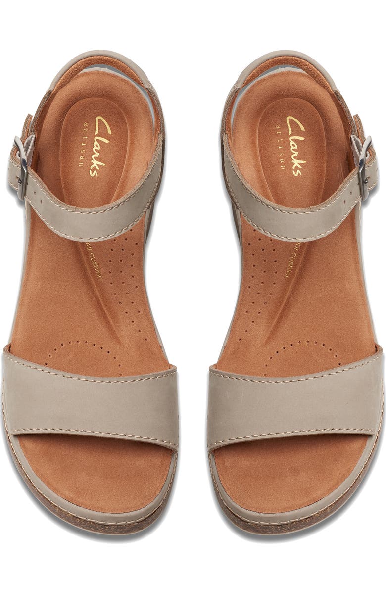 Clarks<sup>®</sup> Kassanda Lily Wedge Sandal, Alternate, color,