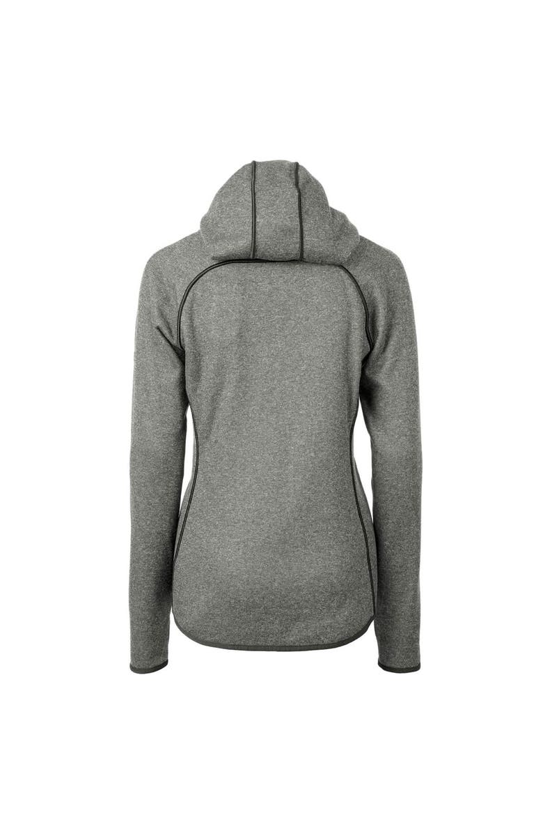 Cutter & Buck Women's Cutter & Buck Heather Gray Indianapolis Colts Throwback Logo Mainsail Full-Zip Jacket, Alternate, color, 