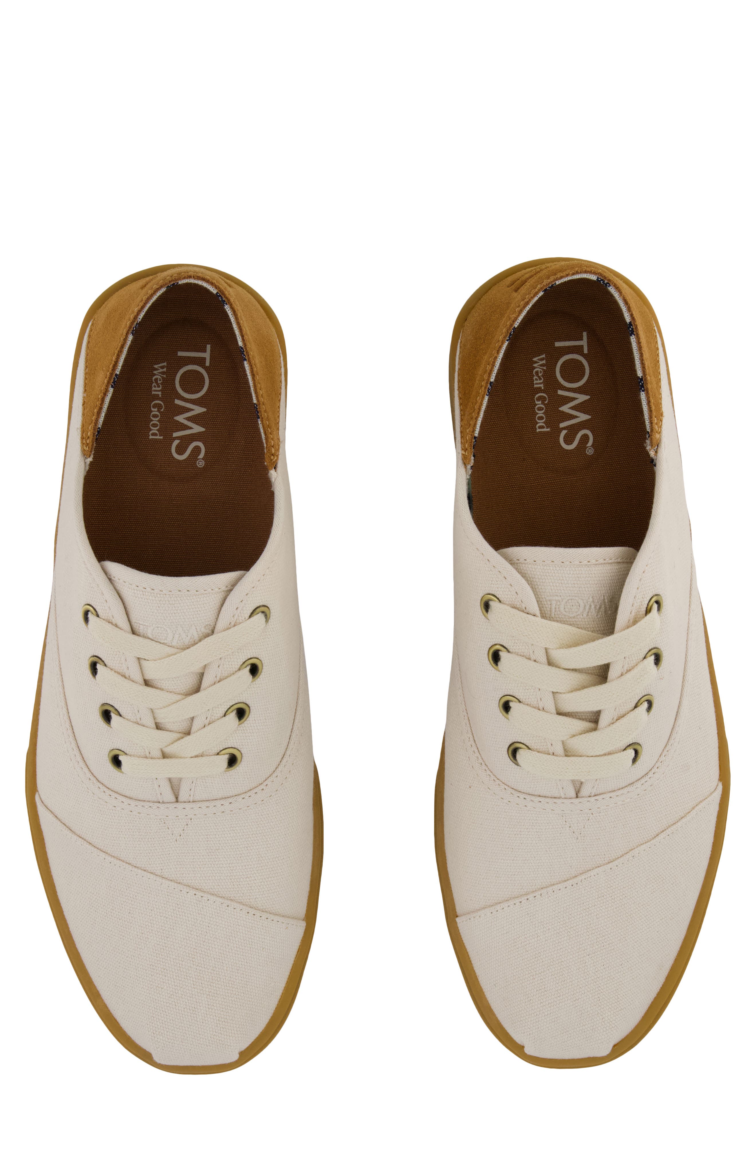 TOMS Cordones Plus Sneaker, Alternate, color, Natural