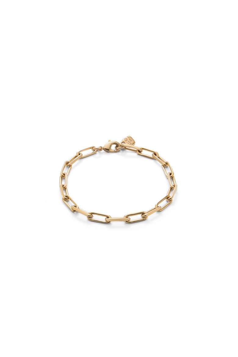 Cable Charm Bracelet, Main, color, Gold