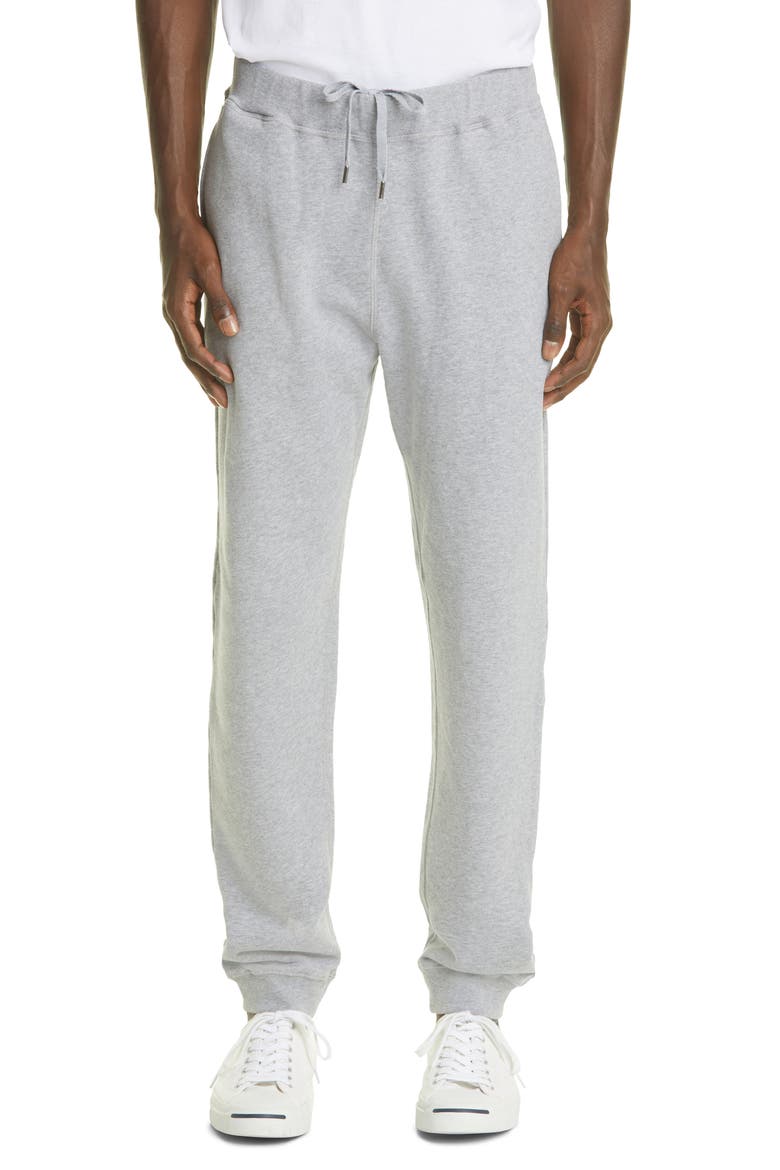 French Terry Jogger Sweatpants, Main, color, GREY MELANGE