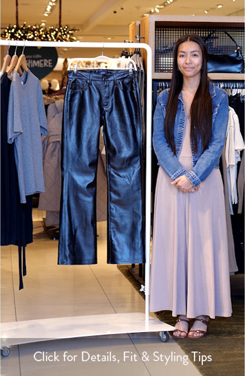 Genova Coated Low Rise Bootcut Jeans, sales video thumbnail