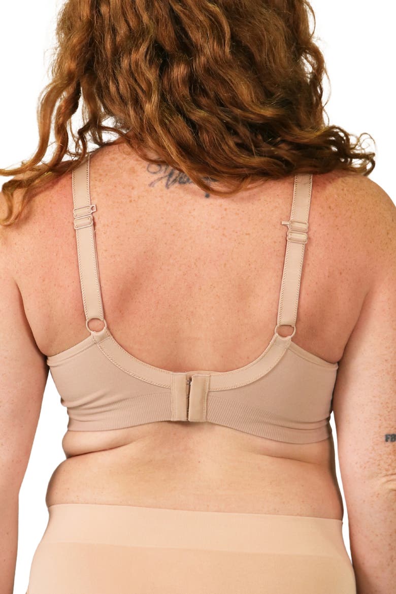 Tiramisu Ultimate Seamless Maternity & Nursing Bra, Alternate, color, Beige