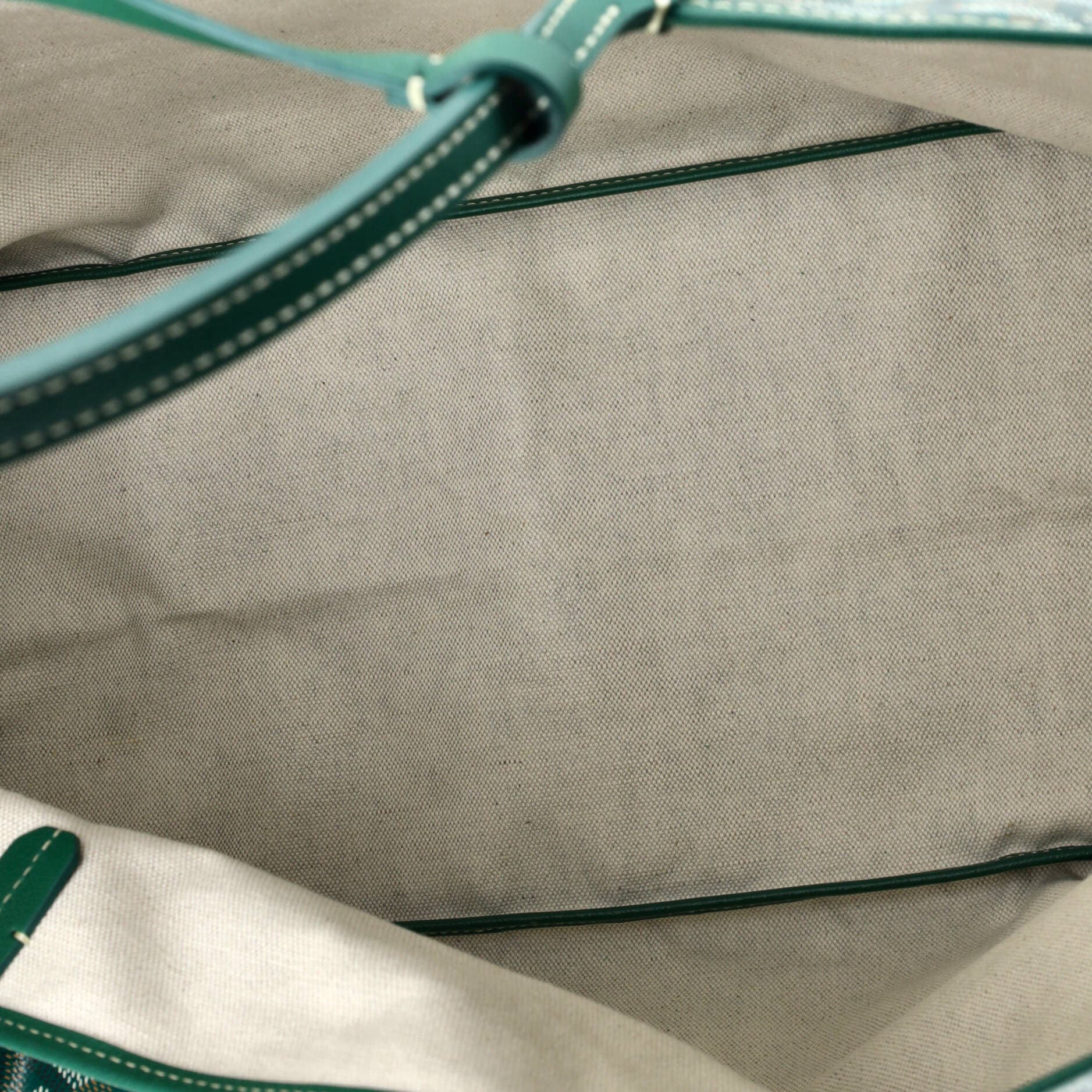 Pre-Owned Goyard Saint Louis Tote Coated Canvas GM, Alternate, color, Green