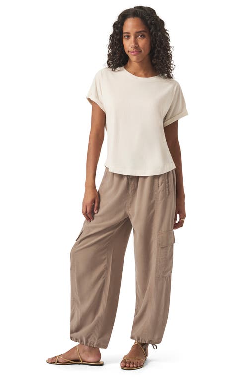 Splendid Skye Cuffed Tee In Moonstone