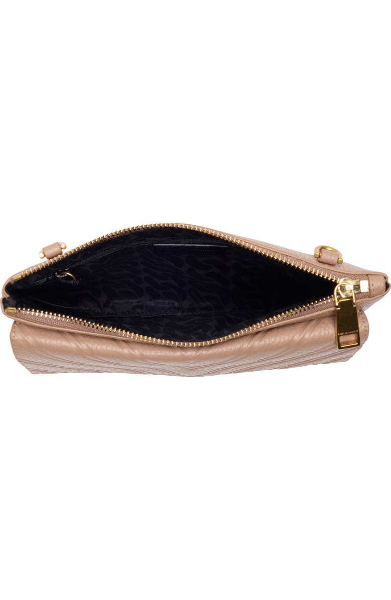 Rebecca Minkoff Edie Embossed Crossbody Bag, Alternate, color, Blushing
