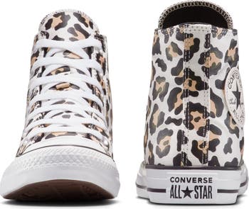 Gender Inclusive Chuck Taylor All Star Leopard Spot Canvas High Top Sneaker