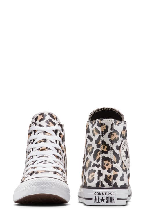 Converse Gender Inclusive Chuck Taylor All Star Leopard Spot Canvas High Top Sneaker In Animal Print