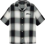 AllSaints Fade Out Plaid Camp Shirt