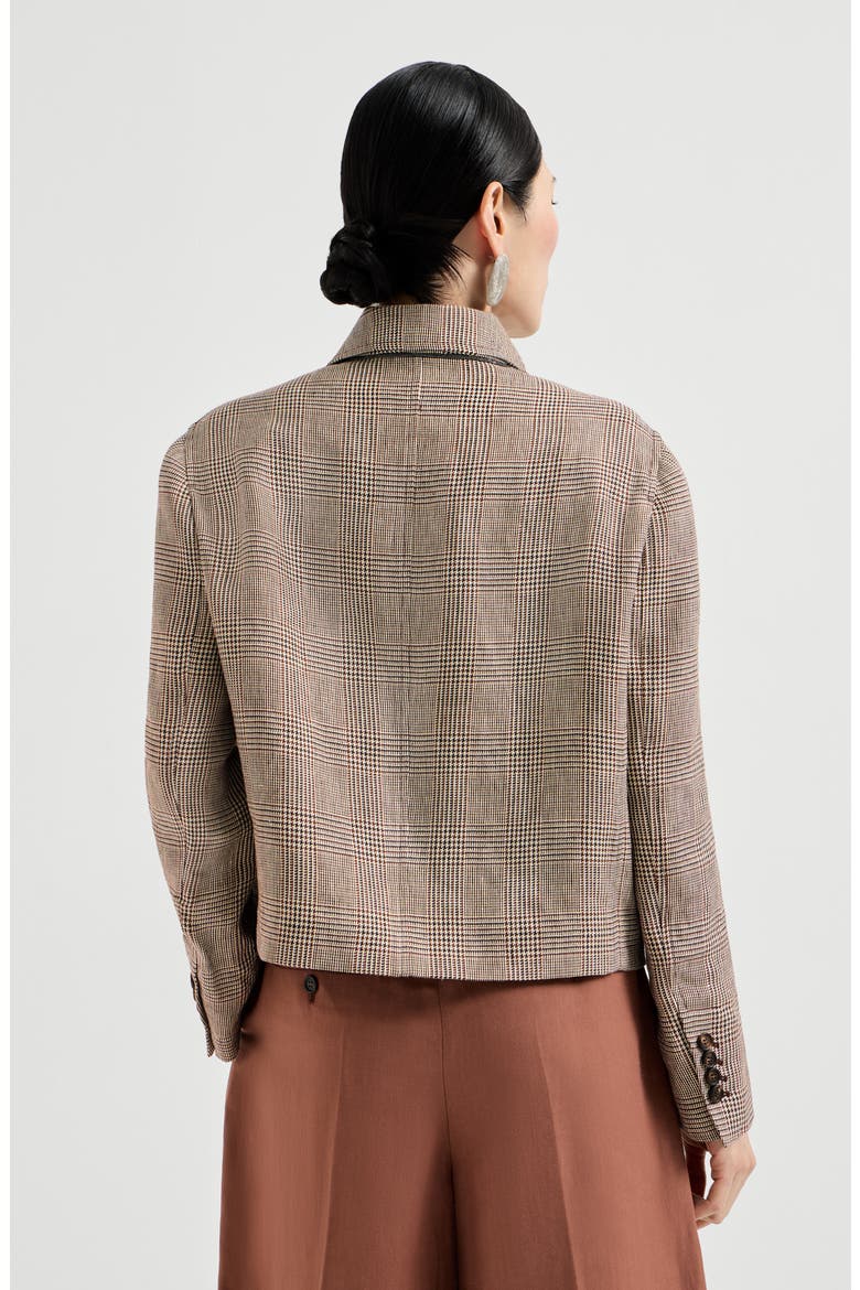 Prince of Wales blazer, Alternate, color, Light Brown