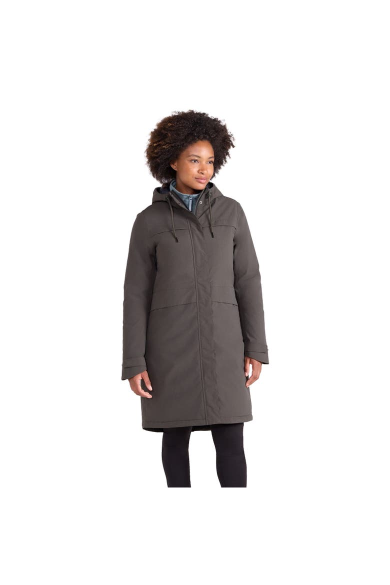 Avery Waterproof Long Length Jacket, Alternate, color, Khaki