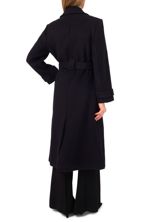 Ted Baker Wool Blend Wrap Coat In Black