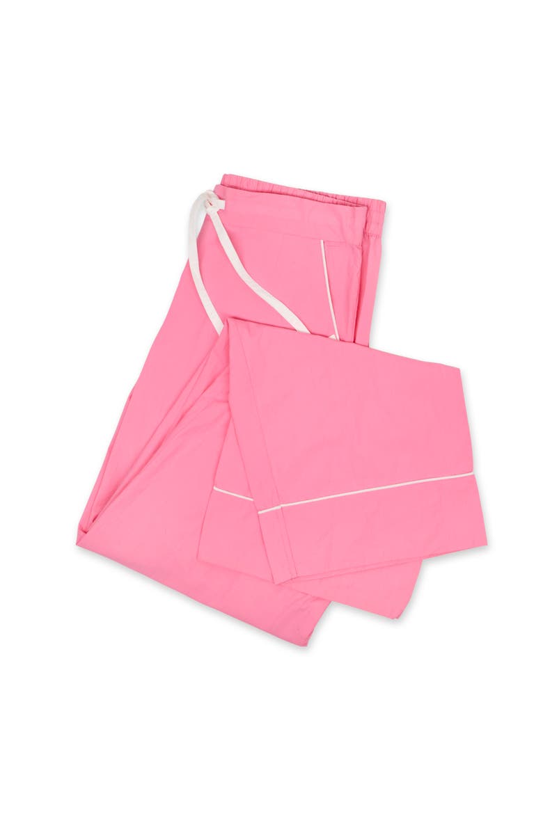 Long Pajama Set, Alternate, color, Pink Pickle Sleep Repeat