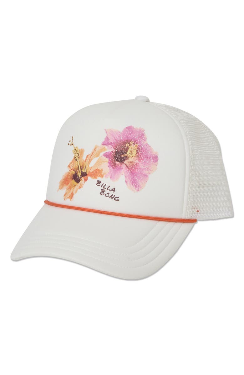 Billabong Grandpa Trucker Hat, Main, color, Salt Crystal