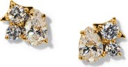 Nadri Hera Cubic Zirconia Cluster Stud Earrings