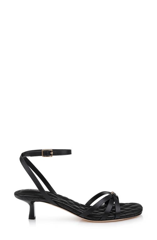 L AGENCE L'AGENCE GENETTE ANKLE STRAP KITTEN HEEL SANDAL