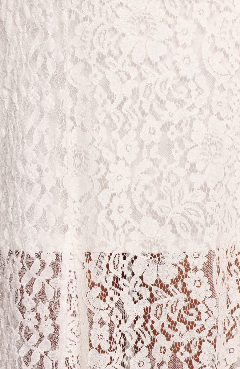 Petal & Pup Varia Lace Sleeveless Maxi Dress, Alternate, color, White