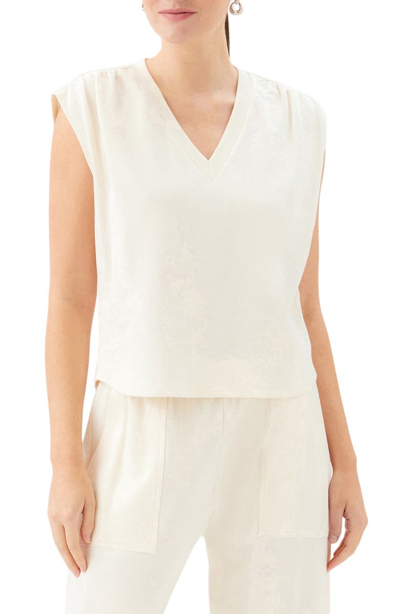 FIFTEEN TWENTY Karly Muscle T-Shirt, Main, color, Cream