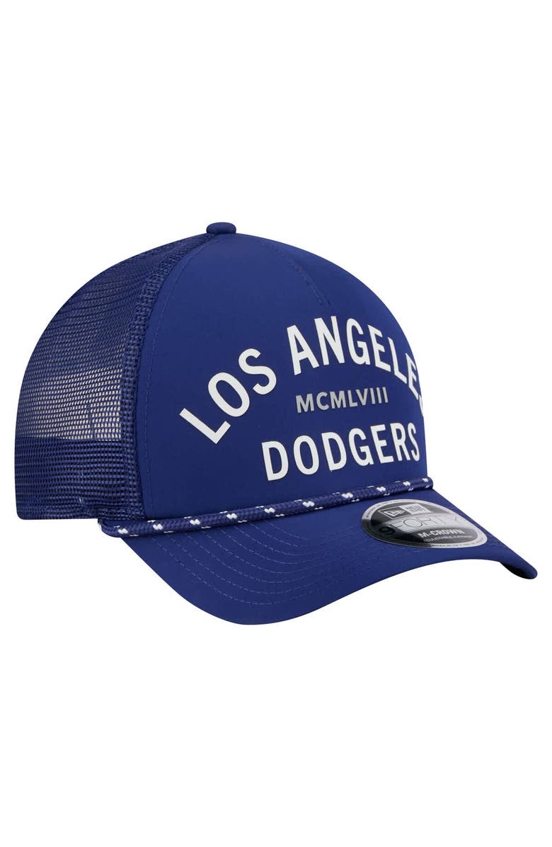 New Era Men's New Era Royal Los Angeles Dodgers Minimalist 9FORTY A-Frame Adjustable Hat, Alternate, color, Royal