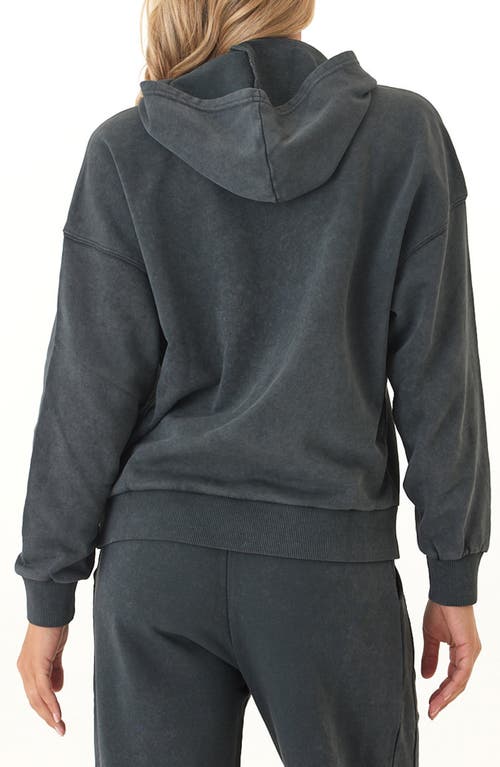Threads 4 Thought Tanya Mineral Wash Cotton Blend Fleece Hoodie In Gray