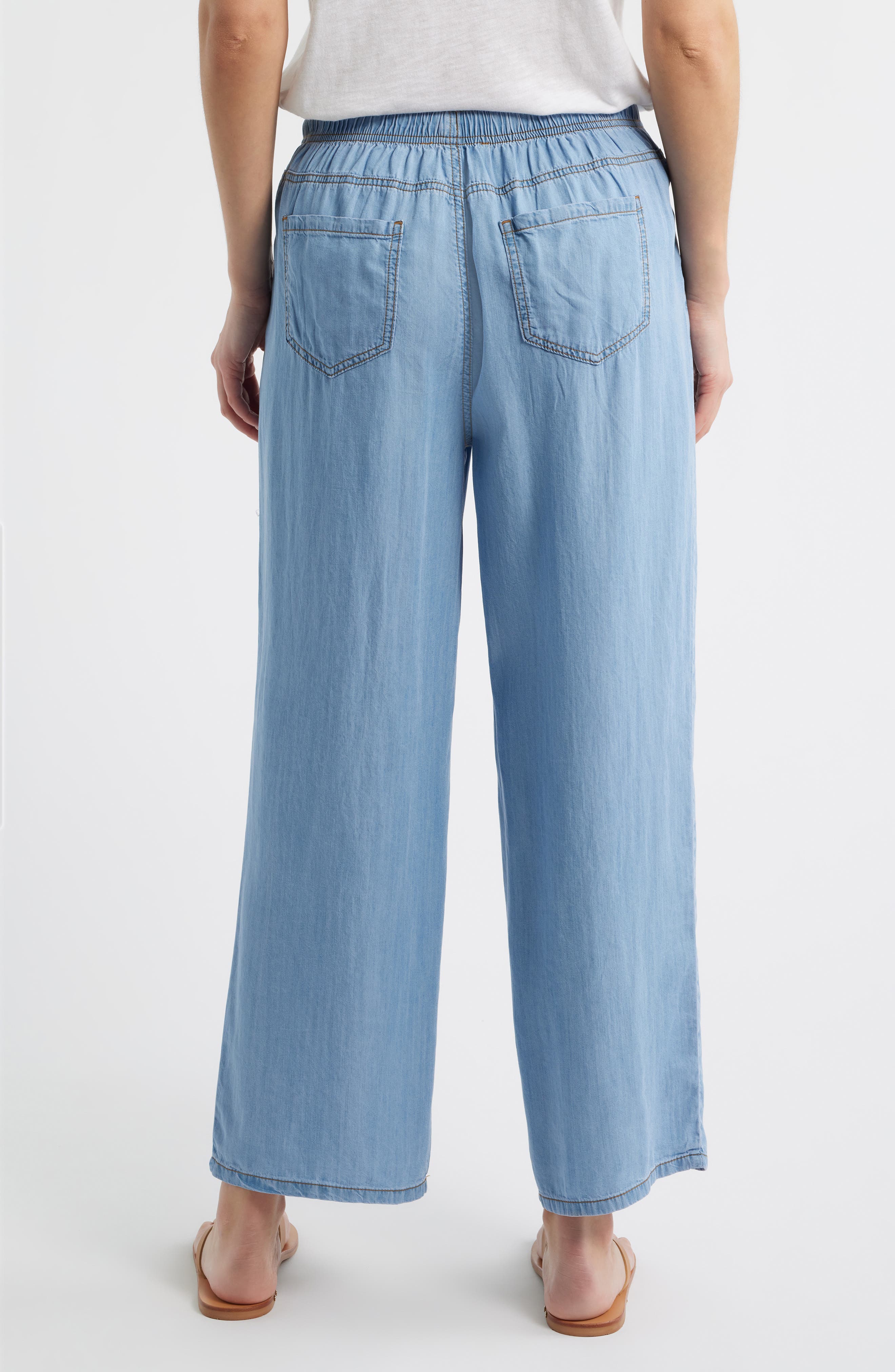 Cass Chambray Drawstring Pants - image 4