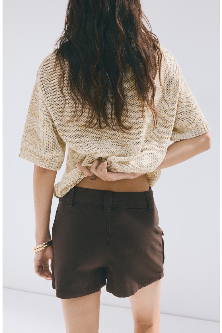 Pop Skort, Alternate, color, CHOCOLATE
