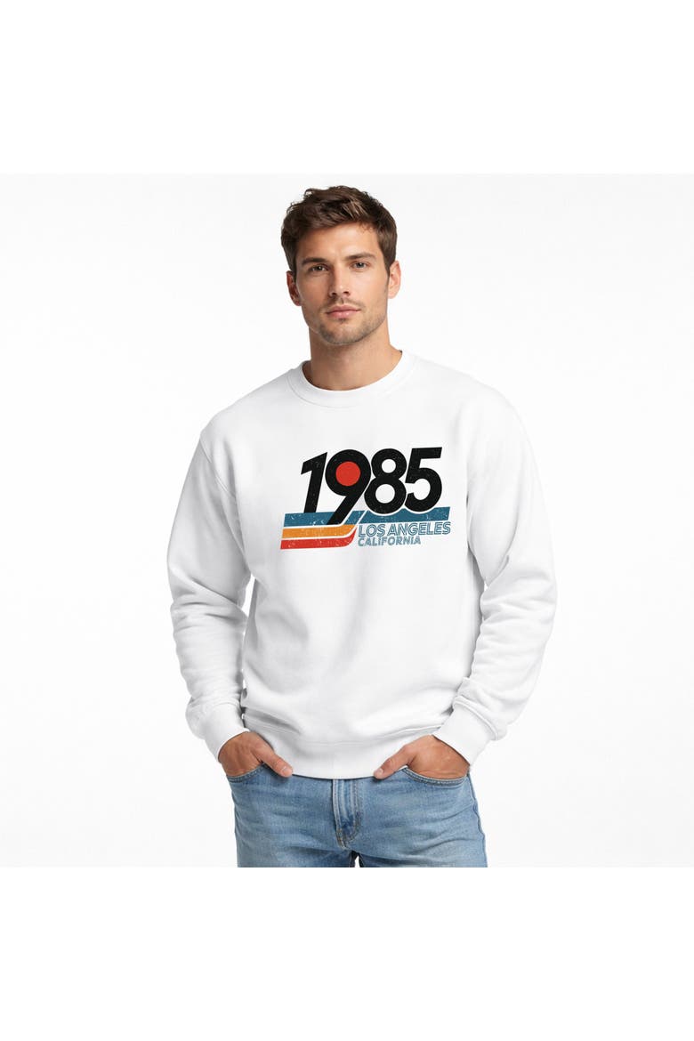 Retro 1985 Los Angeles Sweatshirt, Main, color, White