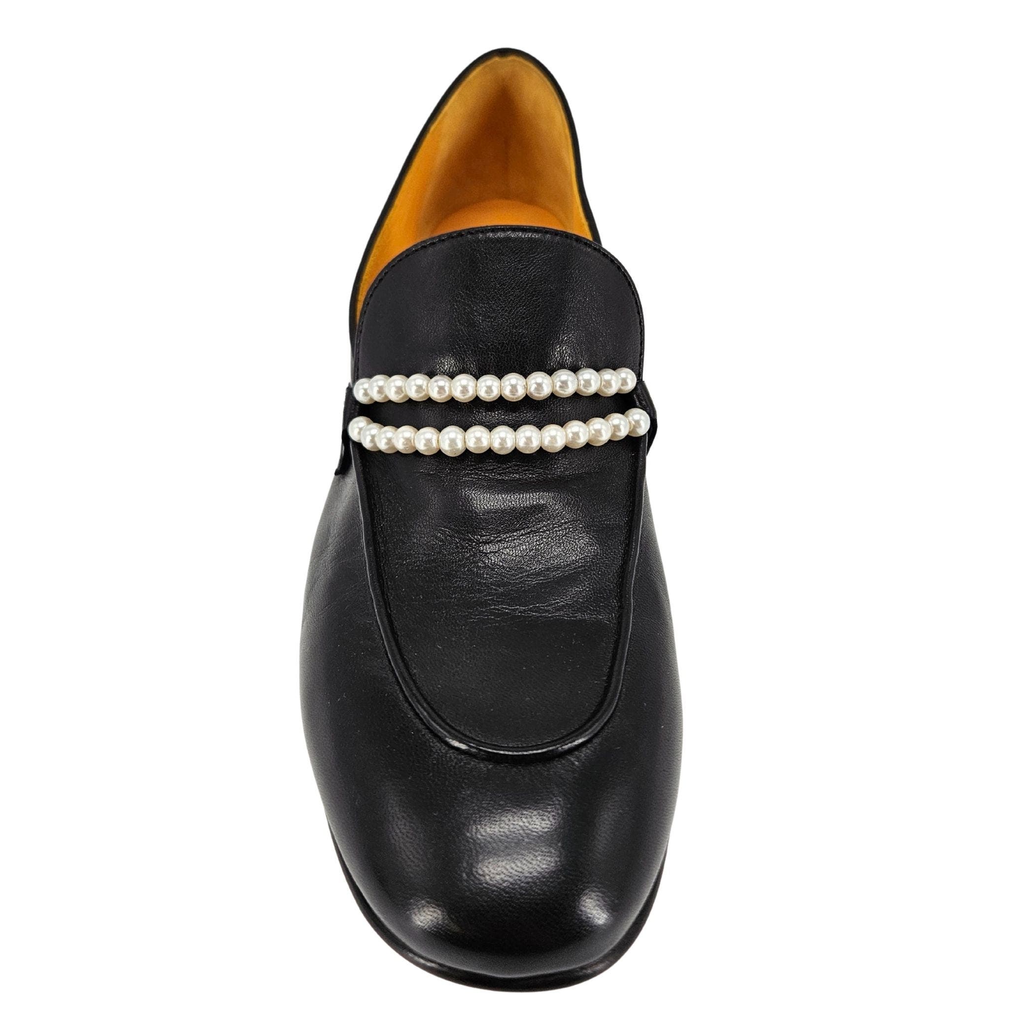 Madison Maison Pearl Flat Loafer, Alternate, color, Black