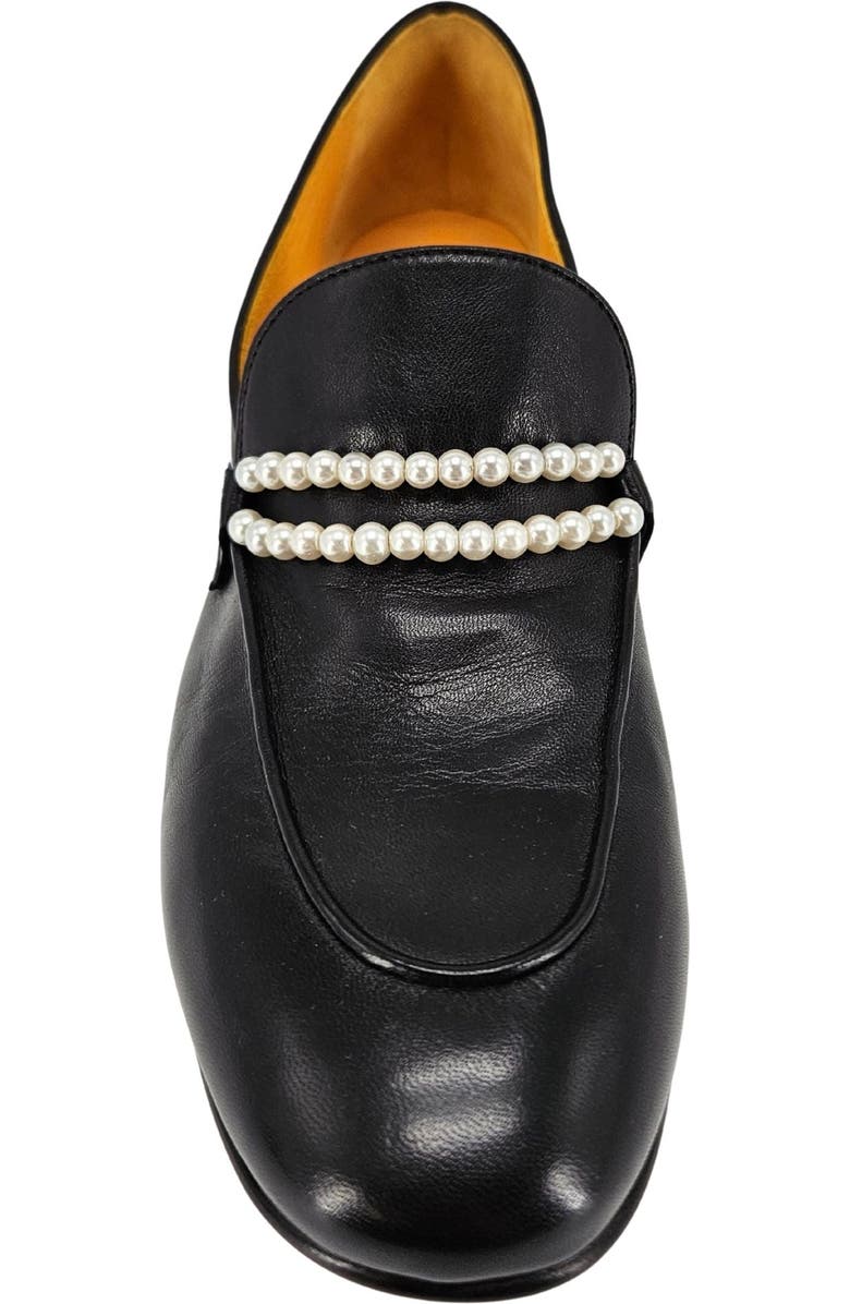 Madison Maison Pearl Flat Loafer, Alternate, color, Black