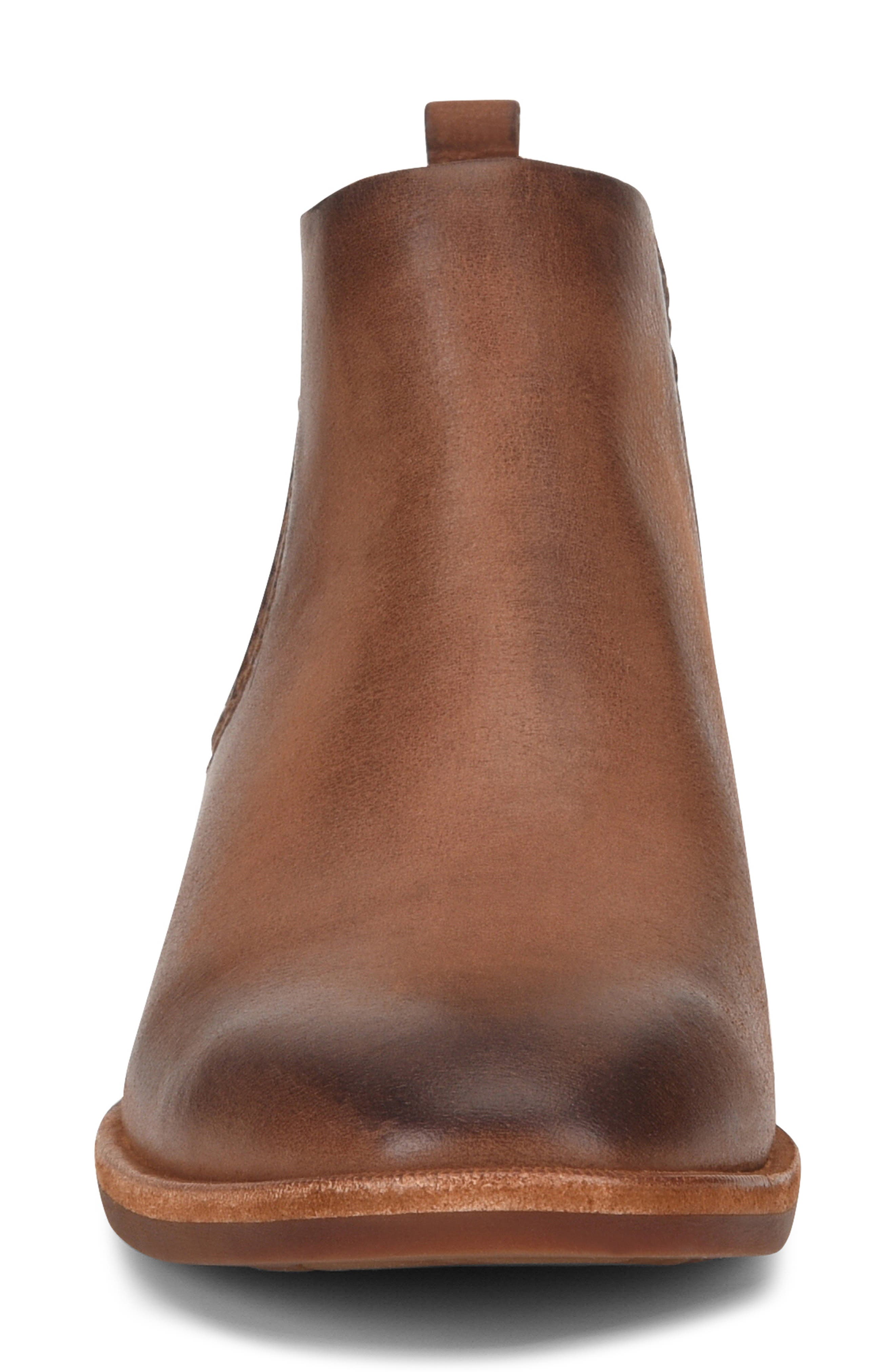 Kama Chelsea Boot, Alternate, color, BROWN LEATHER