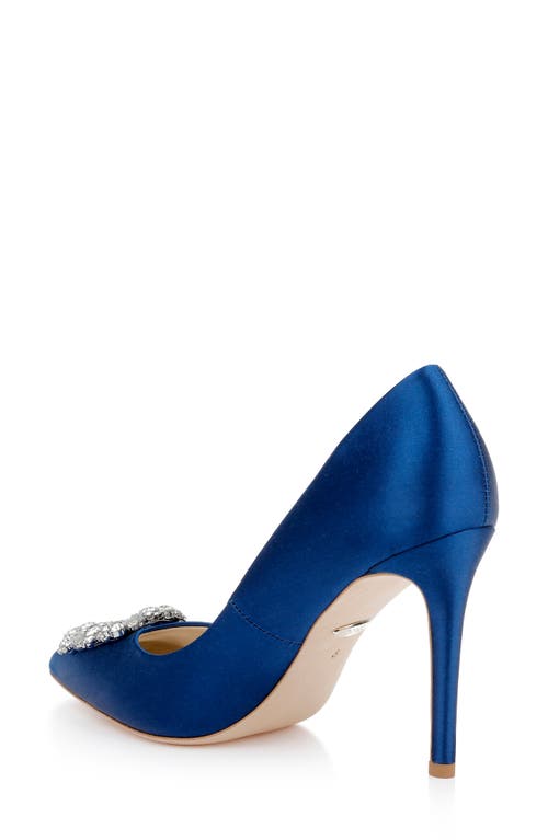 Badgley Mischka Collection Cher Crystal Embellished Pump In Blue