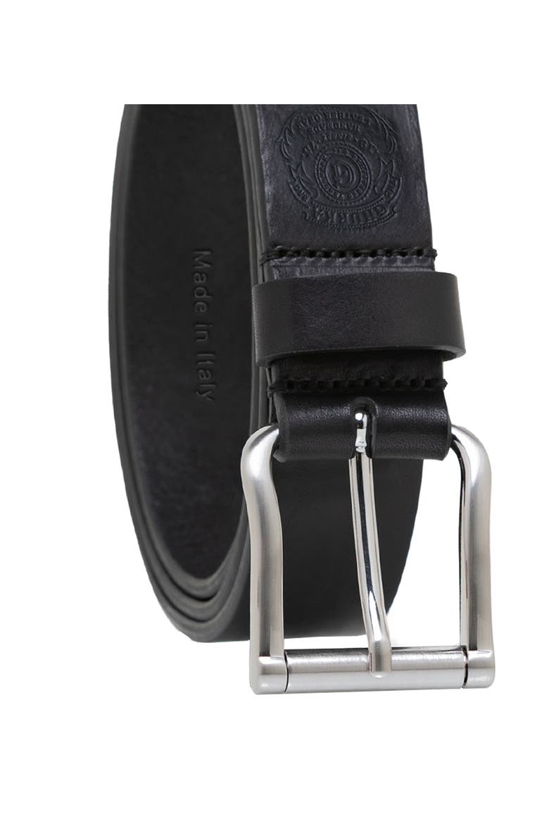 Classic Bridal handcrafted genuine leather belt, Alternate, color, Black