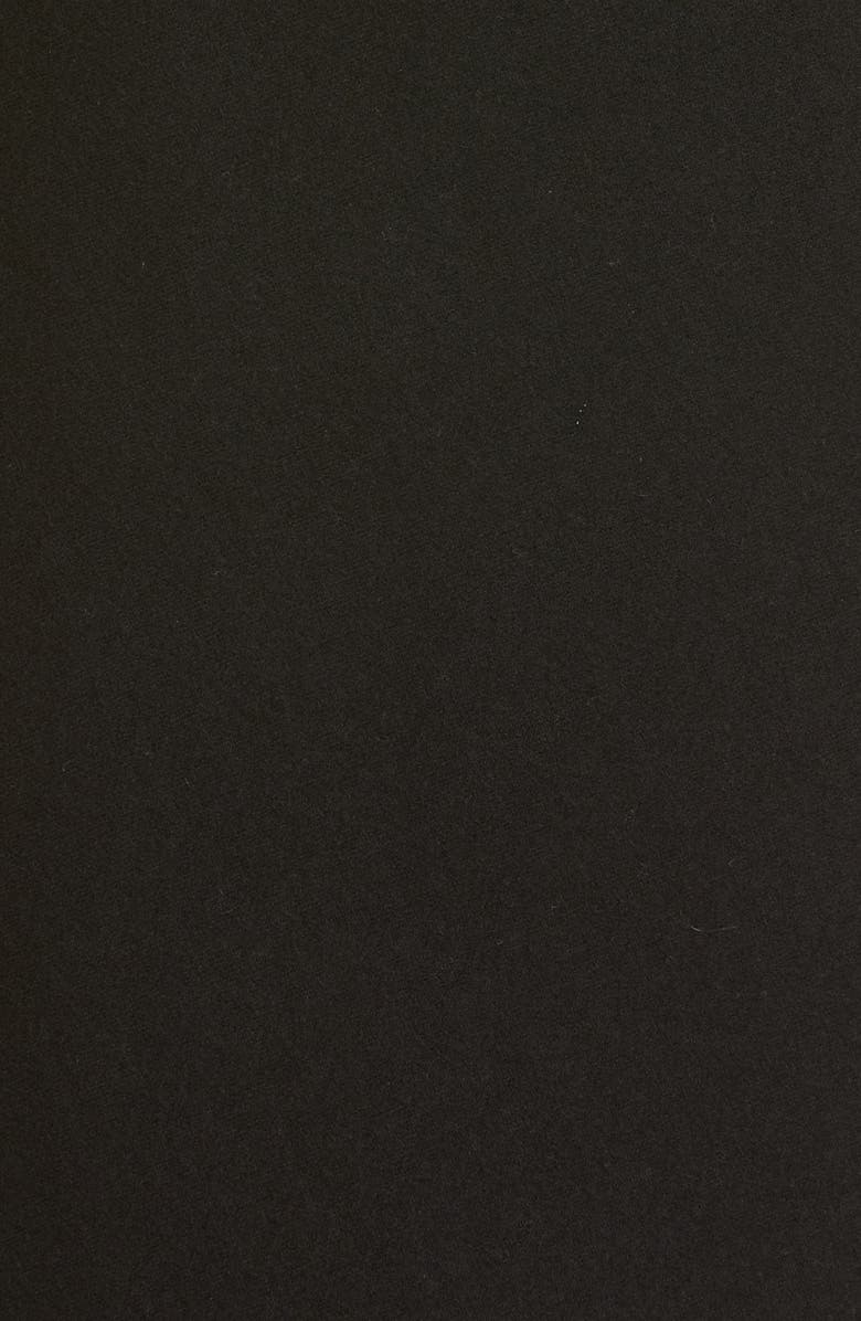 Lafayette 148 New York Marcil Long Sleeve Wool & Cashmere Midi Dress, Alternate, color, Black