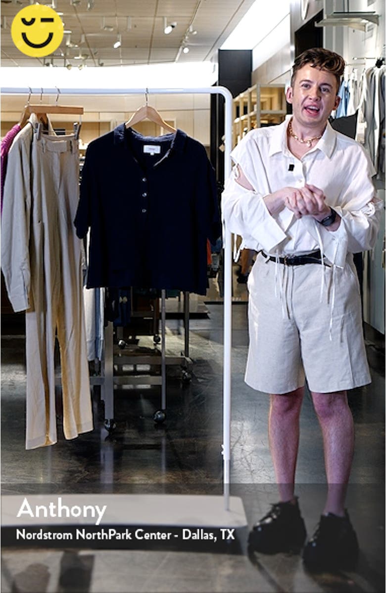 Ansel Cotton Gauze Button-Up Shirt, sales video thumbnail