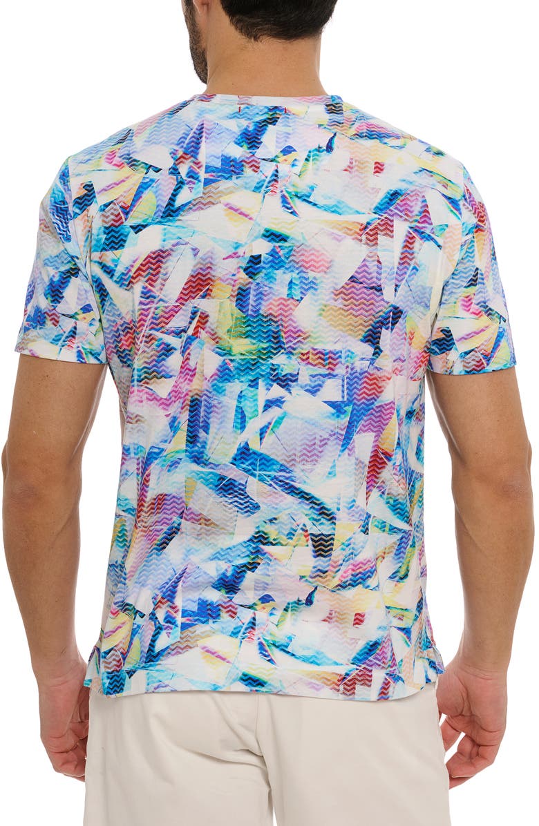 Robert Graham Kaleidoskull Cotton Graphic T-Shirt, Alternate, color, 