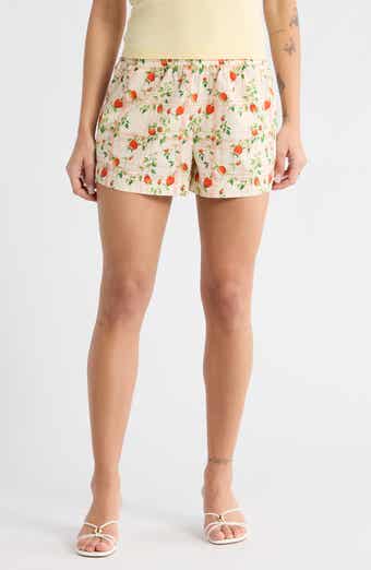 Vinyl Icons Floral Print Shorts