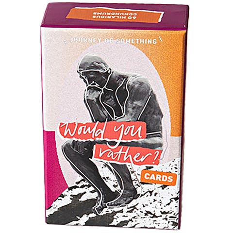 Would You Rather Cards, Party Game, 60 Funny Conundrums