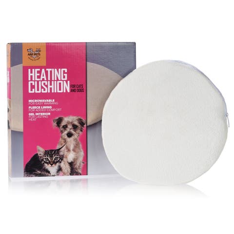 Microwavable Pet Heating Pad, Self Warming Mat with Cozy Cover & Cushion