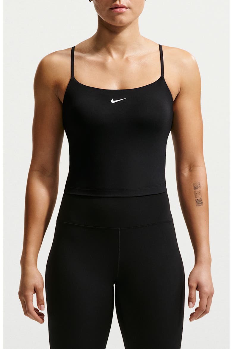 One Dri-FIT Camisole, Main, color, 010 BLACK/WHITE