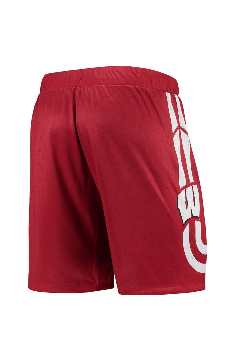 Under Armour Men's Under Armour Red Wisconsin Badgers Replica Basketball Short, Alternate, color, Red